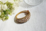 Polki stone bangle (3-431)(B)Size 2’6