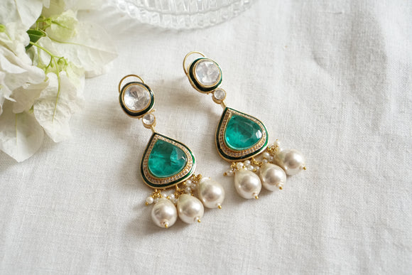 Polki Earrings (1-4348)(B)