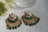 Polki stone Earring (1-4199)(B)