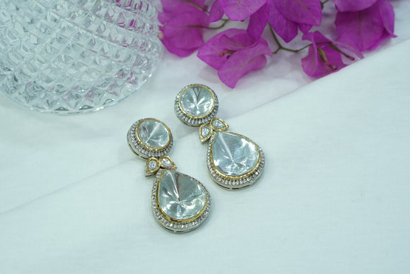 Polki  Earrings (1-4065)(A)