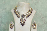 Polki necklace set(4-6812)(B)