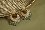 Kundan Chandbali Earrings (1-4602)(R)(ALREADY DISCOUNTED