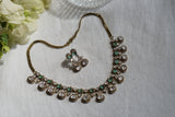 Mint polki Necklace set (4-7946)(B)