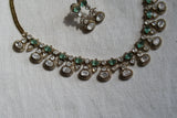 Mint polki Necklace set (4-7946)(B)