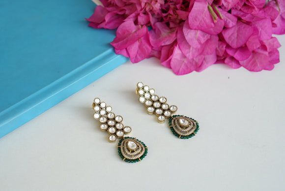 Polki earring (1-4050)(A)