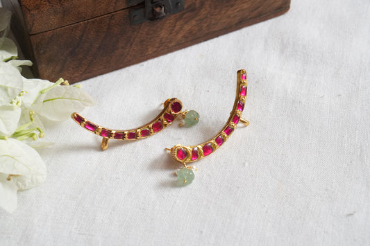 kundan Earcuff Earrings (1-5067)(R)