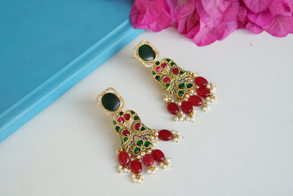 Kundan earring (1-4048)(A)