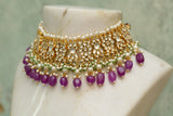 Kundan choker set (4-7115)(A)(OFFER PIECE)