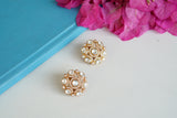 Polki studs earring (1-4052)(A)