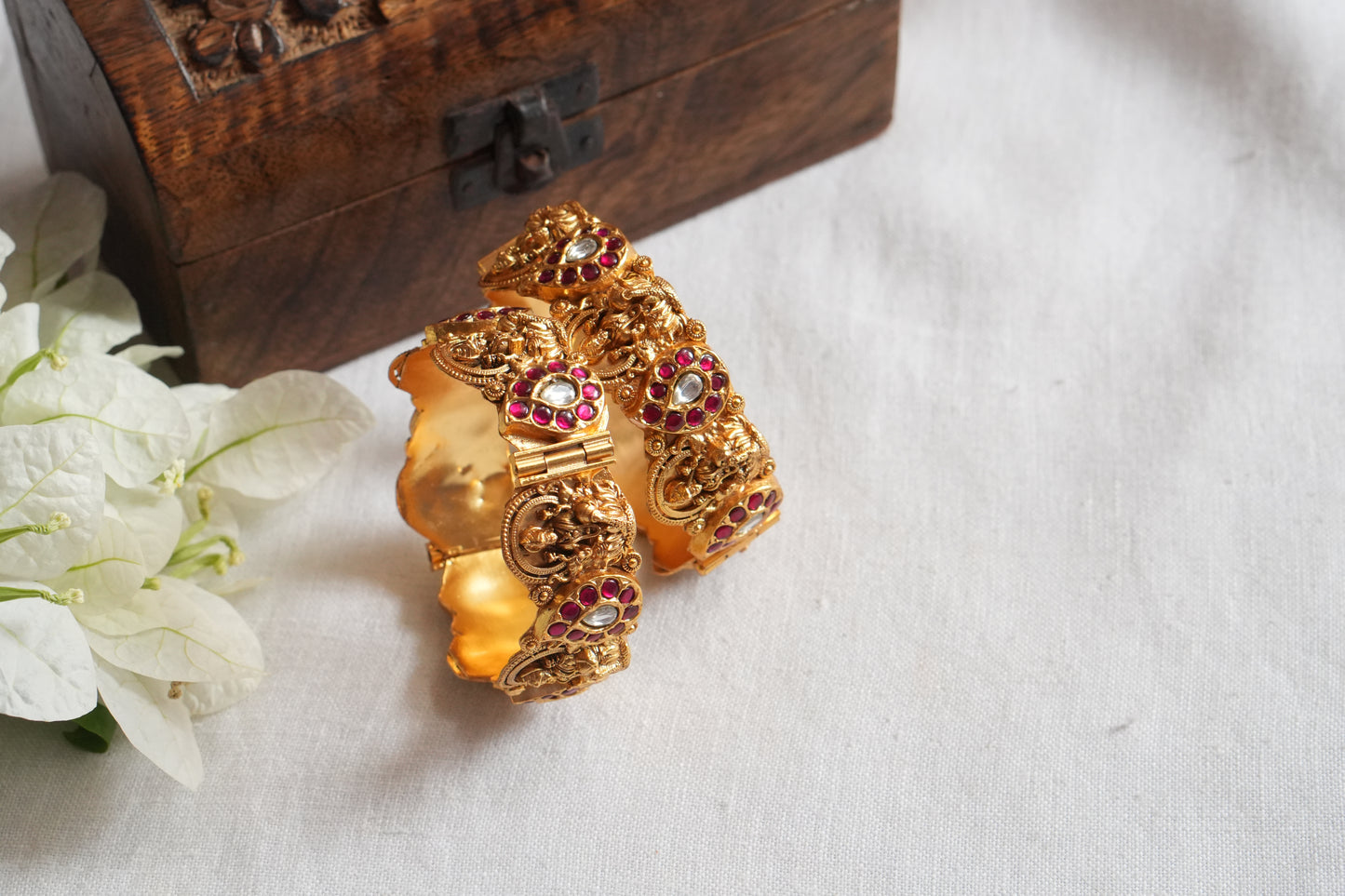 Kundan Bangles (3-481)(R) Size 2’4