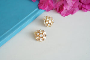 Polki studs earring (1-4051)(A)