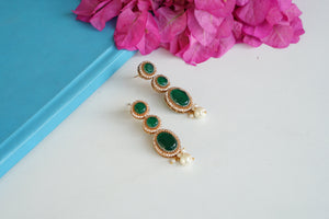 Polki earring (1-4049)(A)