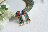 Multi colour earrings (1-5532)(A)