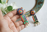 Multi colour earrings (1-5532)(A)