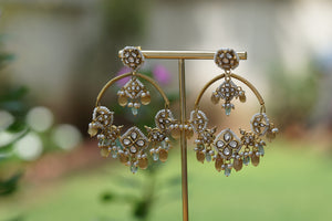Kundan Earrings (1-4612)(R)