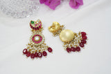 Kundan Earrings  (1-4069)(A)