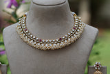 Kundan Necklace set (4-8459)(EX)