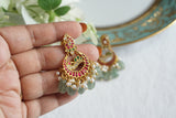 Ruby Kundan earring (1-5540)(A) - JEWELSTYLE
