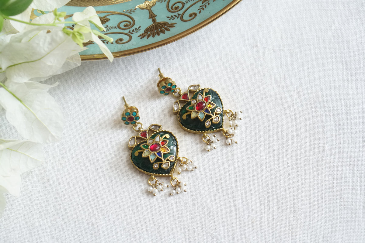 Polki earrings (1-5536)(A)