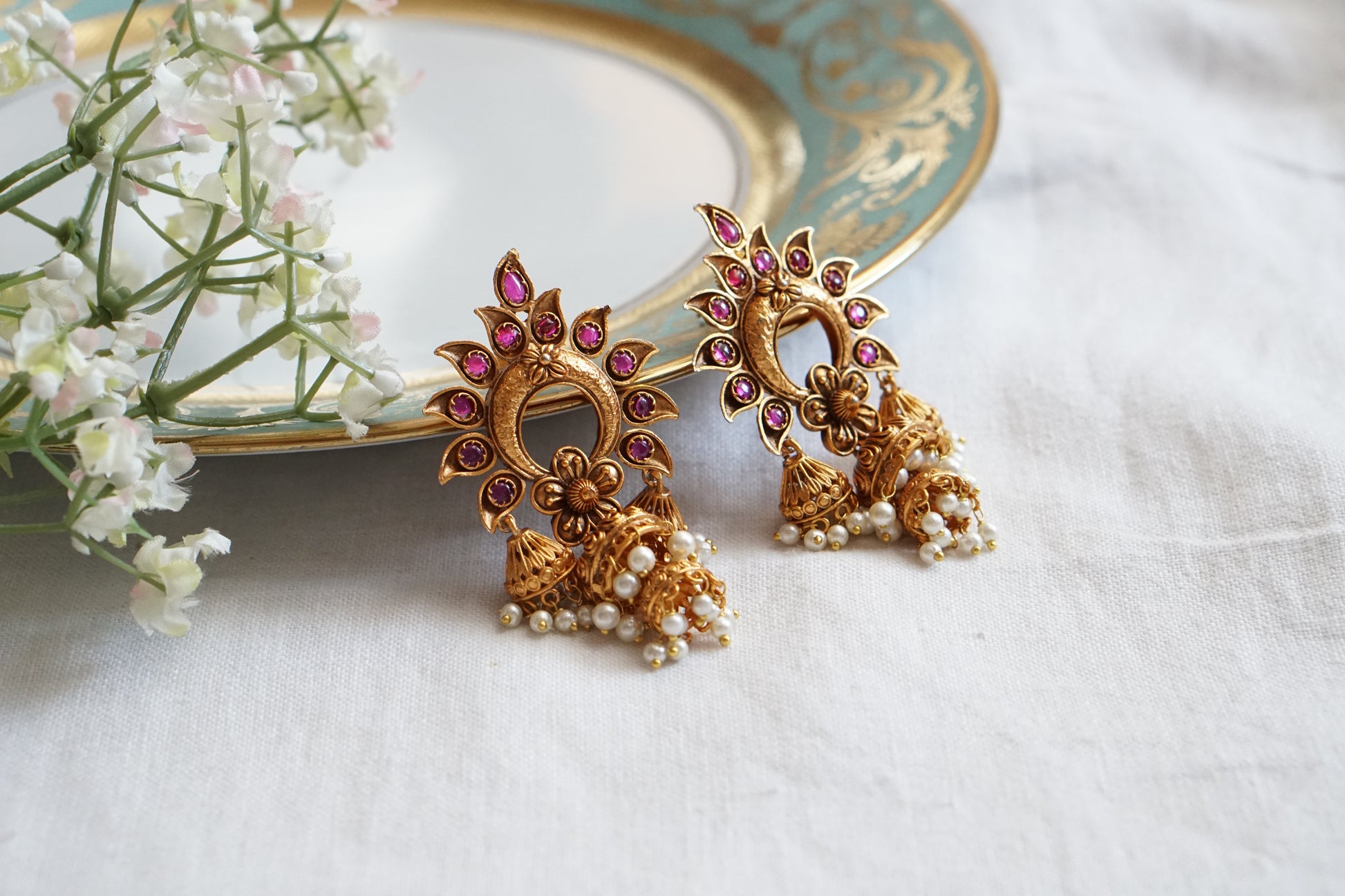 Antique Earrings (1-5020)(AK) - JEWELSTYLE