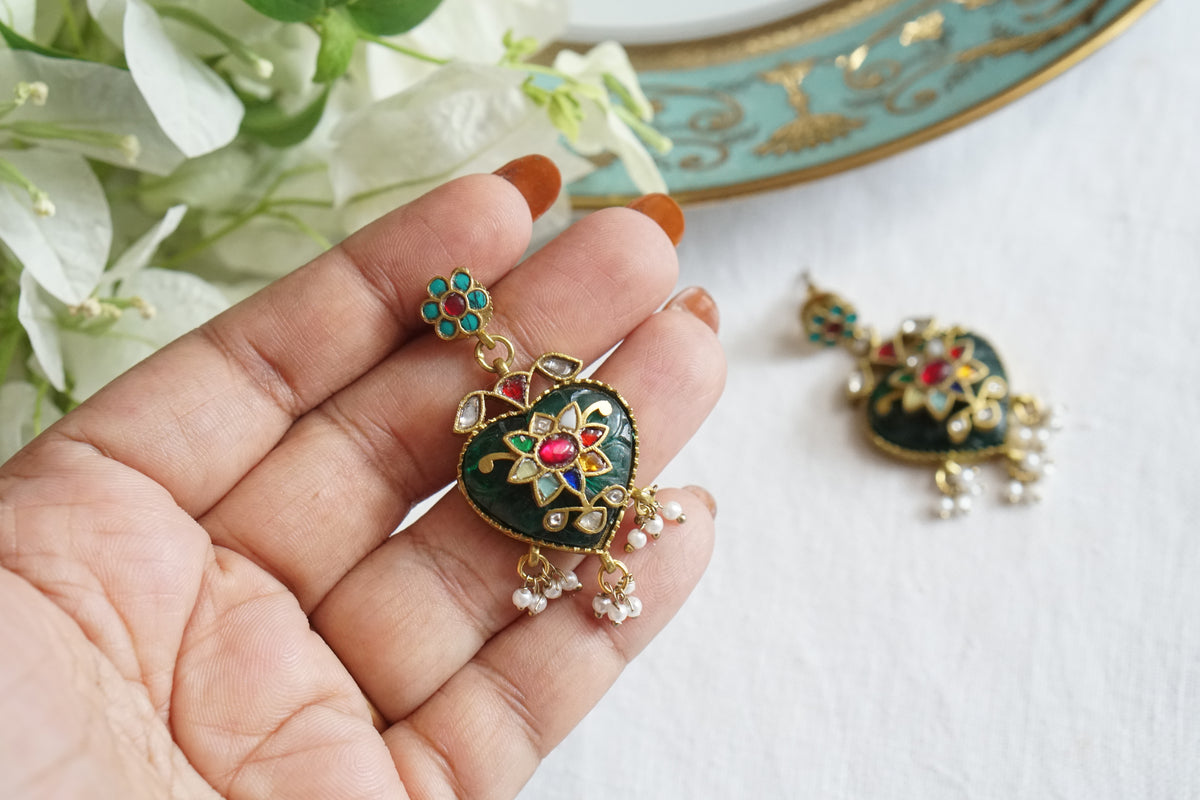 Polki earrings (1-5536)(A)