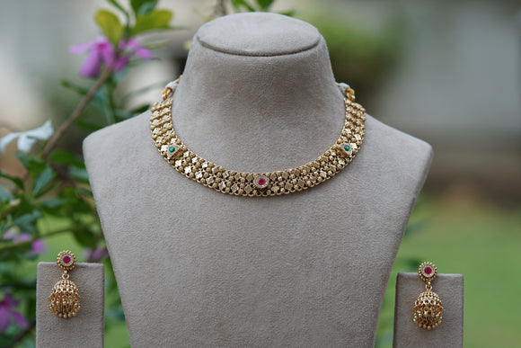 Antique Necklace set (4-8471)(EX)