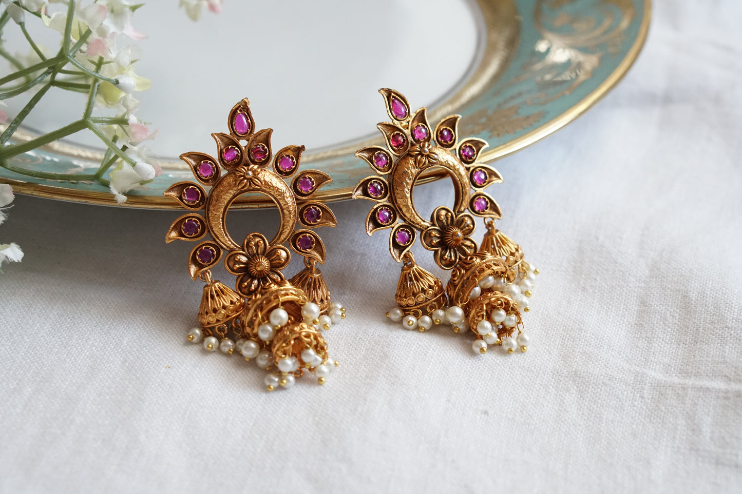 Antique Earrings (1-5020)(AK) - JEWELSTYLE