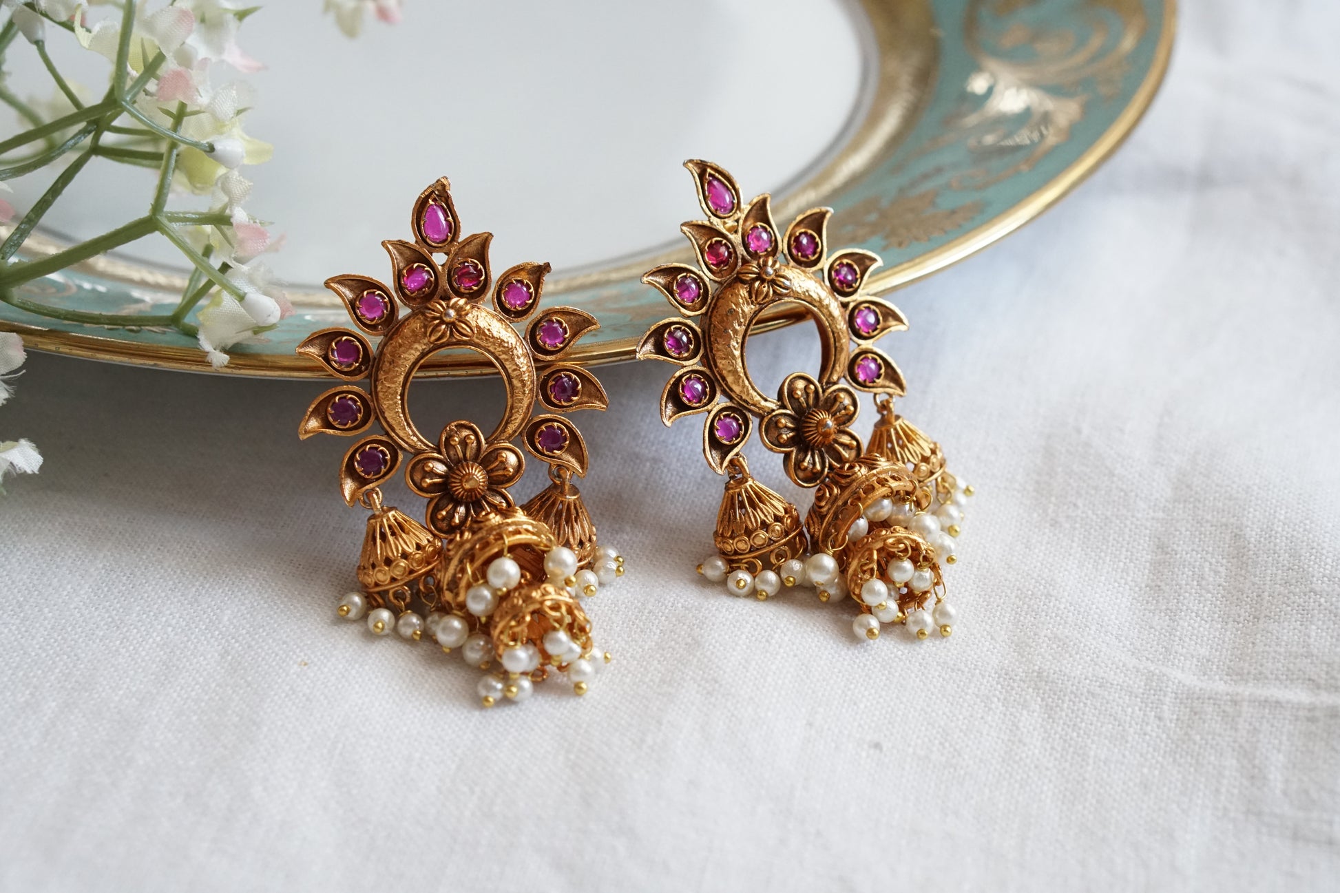 Antique Earrings (1-5020)(AK) - JEWELSTYLE