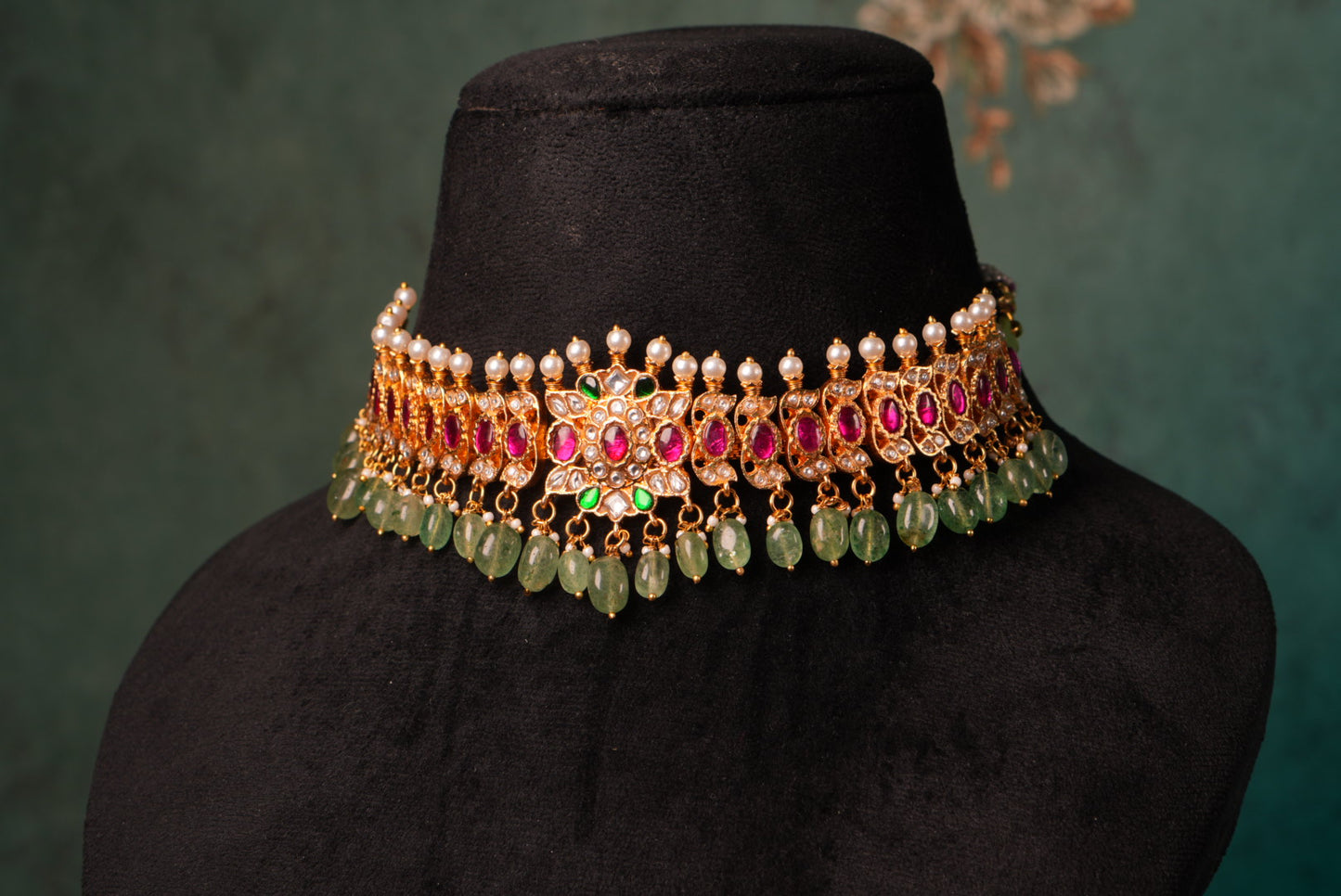 Kundan Choker (4-8974)(KA) (PREORDER) (Made IN 7-8 DAYS TIME) - JEWELSTYLE