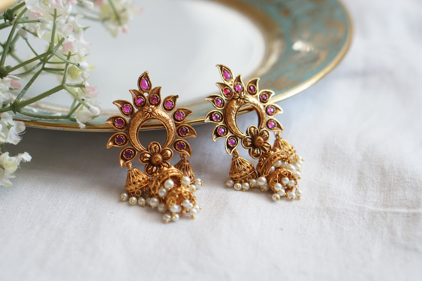 Antique Earrings (1-5020)(AK) - JEWELSTYLE