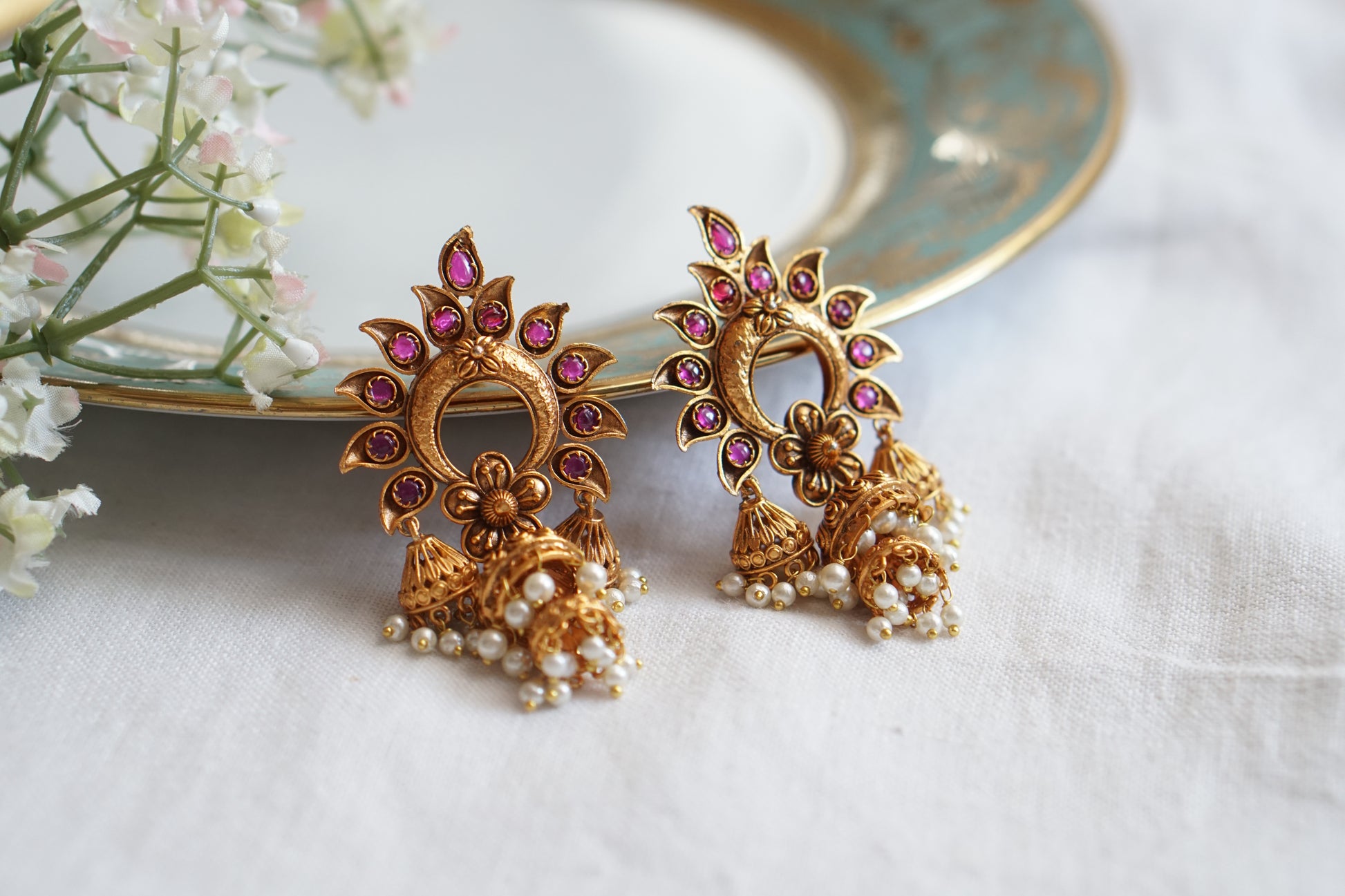 Antique Earrings (1-5020)(AK) - JEWELSTYLE