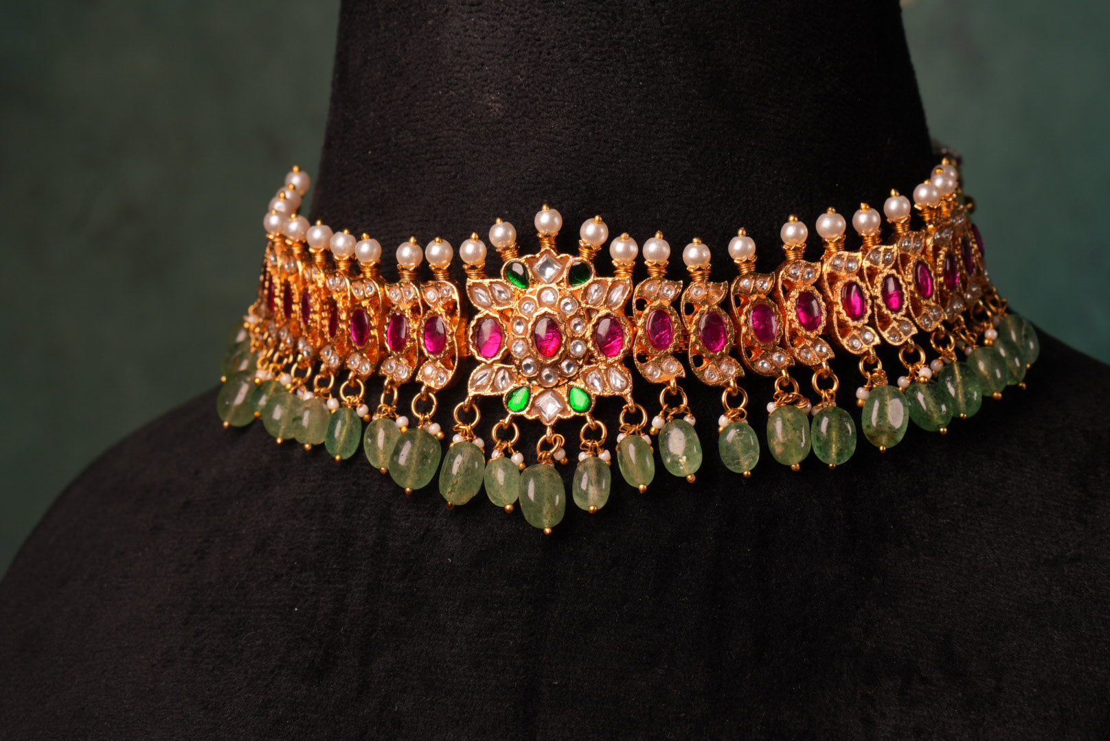 Kundan Choker (4-8974)(KA) (PREORDER) (Made IN 7-8 DAYS TIME) - JEWELSTYLE
