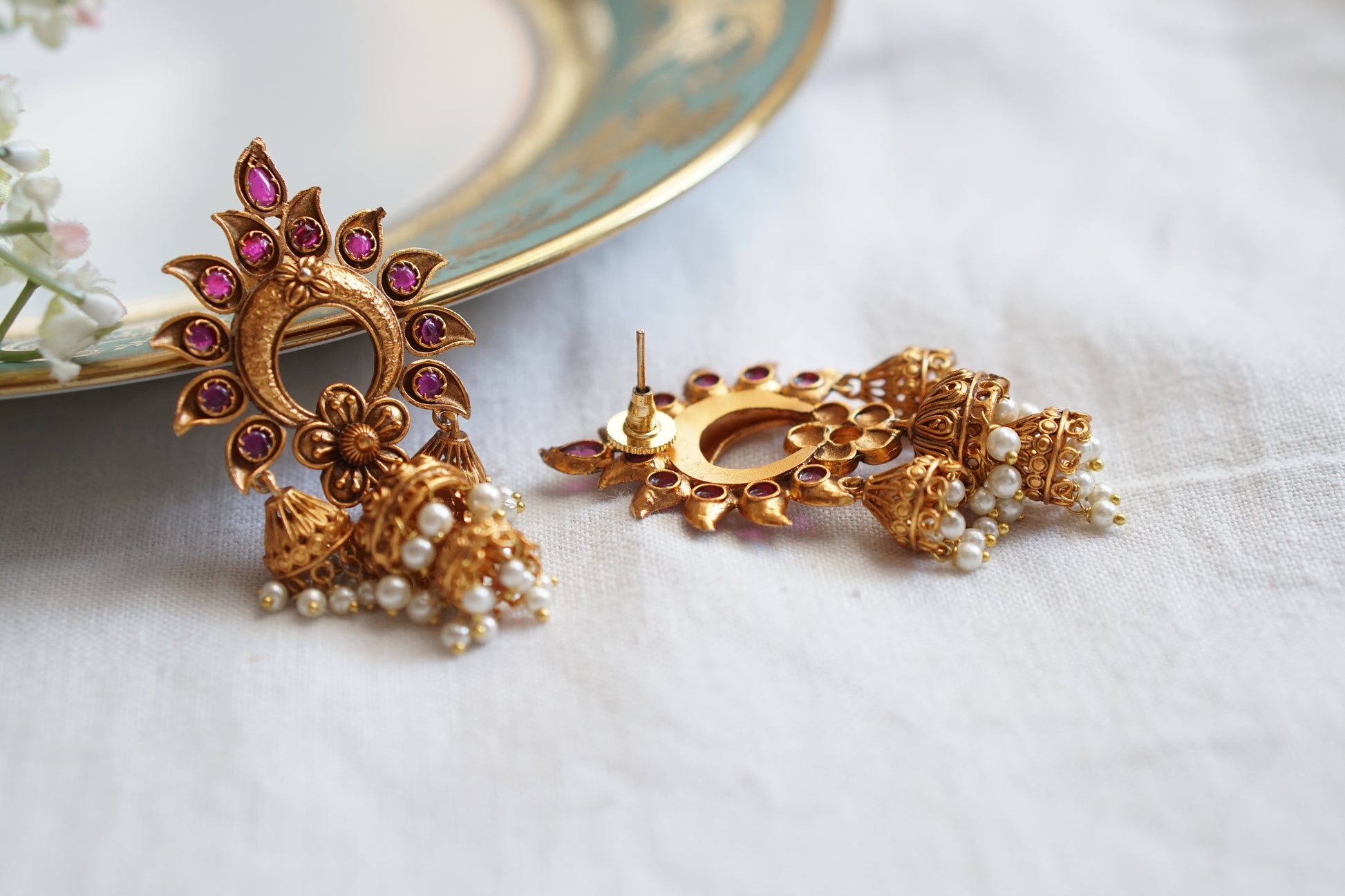 Antique Earrings (1-5020)(AK) - JEWELSTYLE