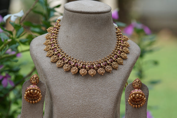Antique Necklace set (4-8468)(EX)