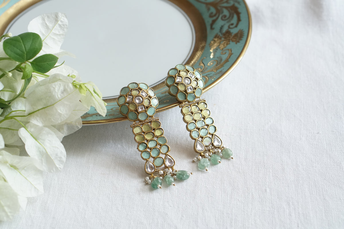 Mint earrings (1-5531)(A)