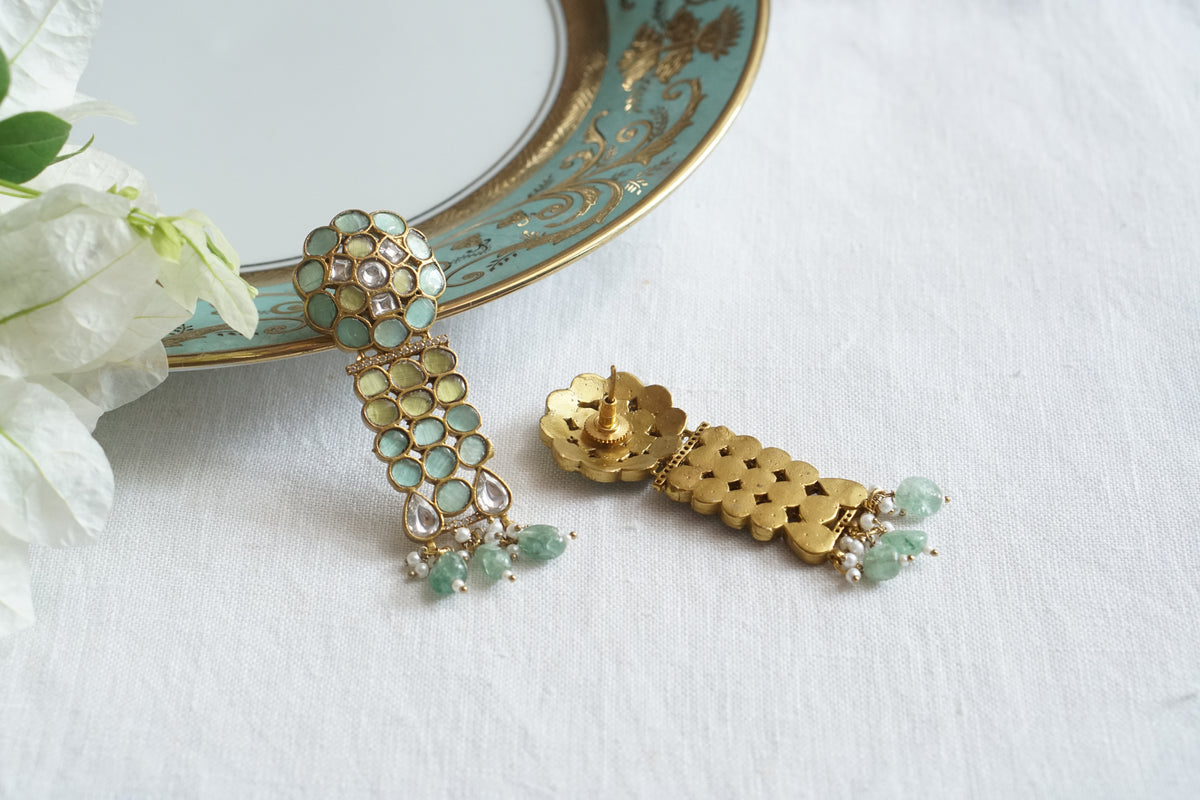 Mint earrings (1-5531)(A)