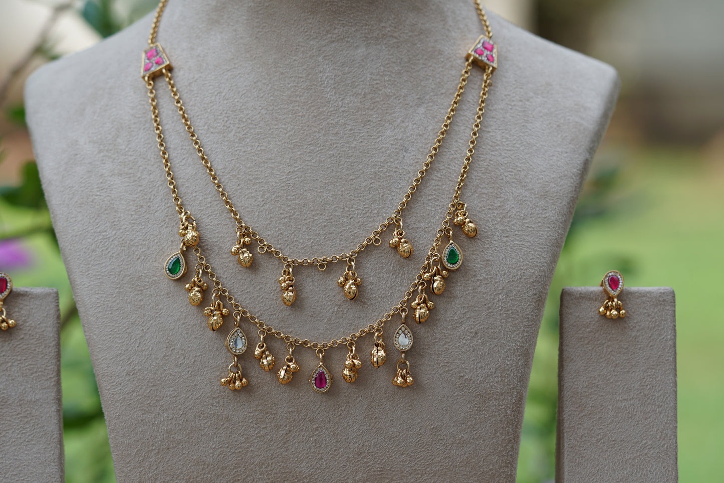 Antique Necklace set (4-8472)(EX) - JEWELSTYLE