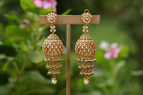Polki jhumki (1-4355)(B)