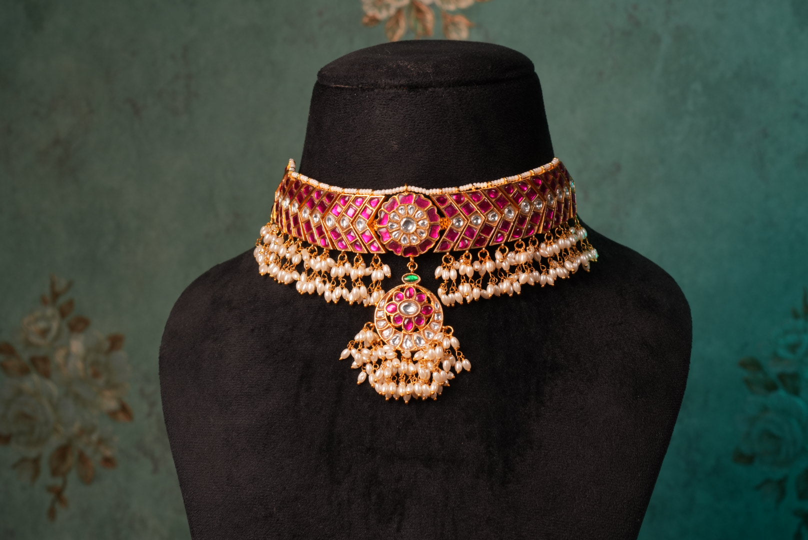 Kundan Choker (4-8976)(KA) (PREORDER) (Made IN 7-8 DAYS TIME) - JEWELSTYLE