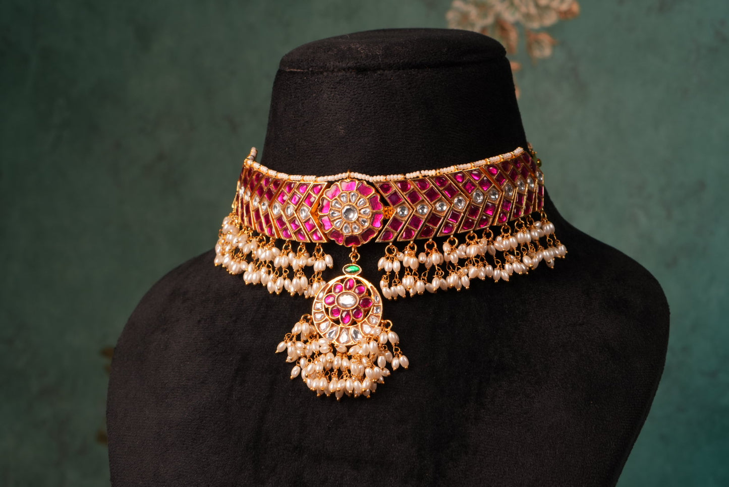Kundan Choker (4-8976)(KA) (PREORDER) (Made IN 7-8 DAYS TIME) - JEWELSTYLE