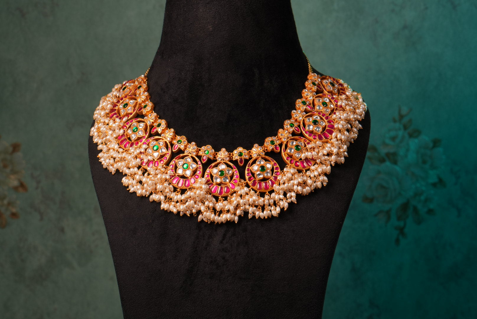 Antique Kundan Necklace (4-8979)(KA) (PREORDER) (Made IN 7-8 DAYS TIME) - JEWELSTYLE