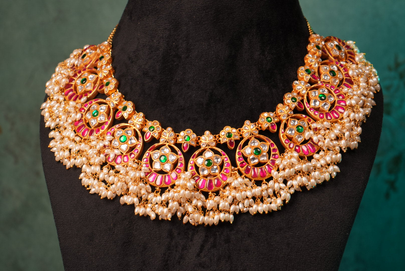 Antique Kundan Necklace (4-8979)(KA) (PREORDER) (Made IN 7-8 DAYS TIME) - JEWELSTYLE