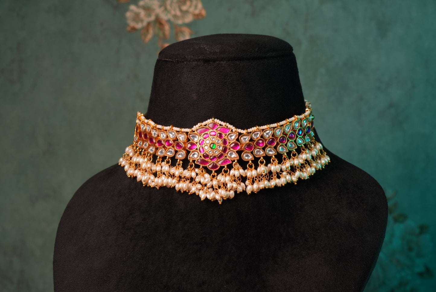 Kundan Choker (4-8975)(KA) (PREORDER)(Made IN 7-8 DAYS TIME) - JEWELSTYLE