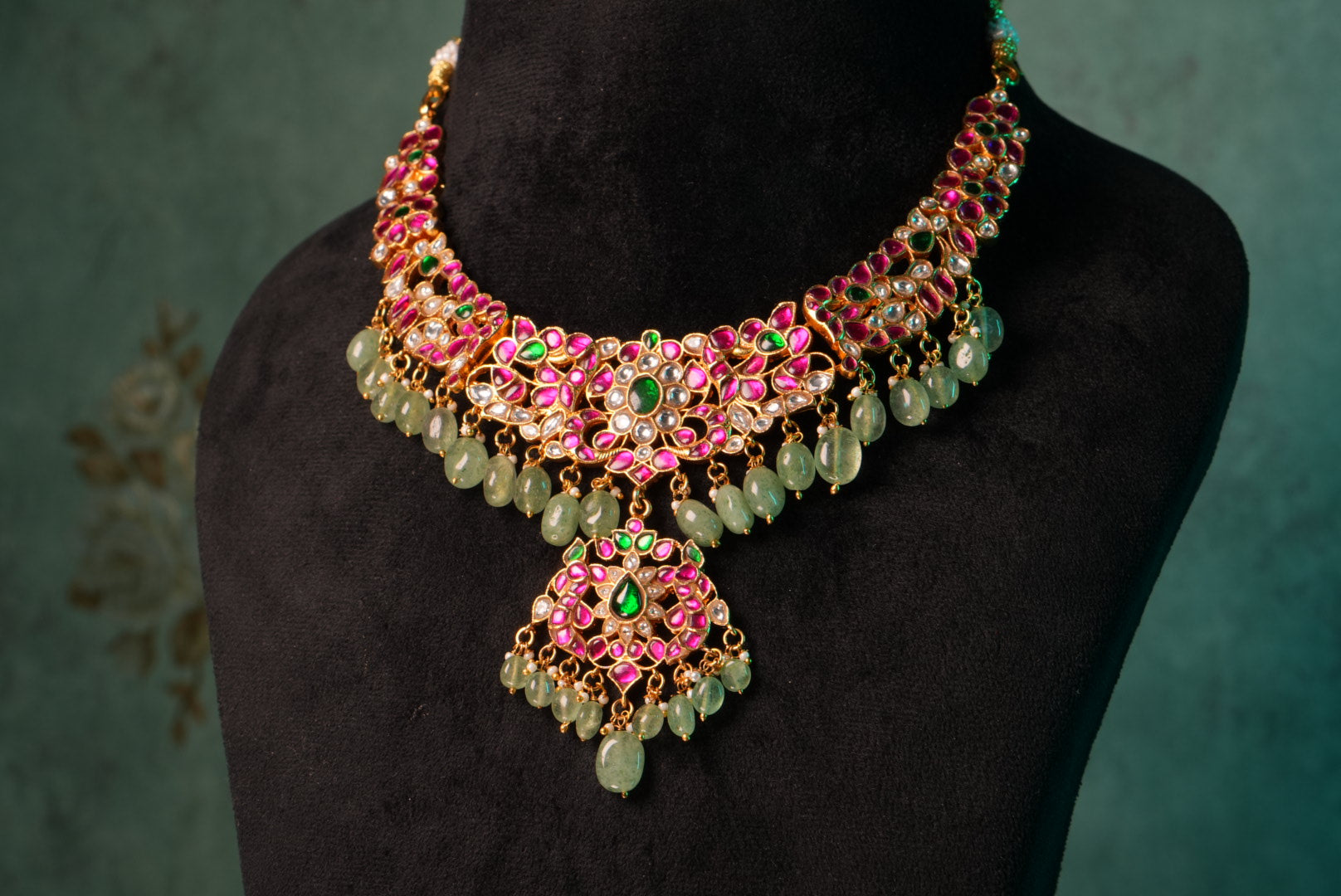 Kundan Necklace (4-8982)(KA) (PREORDER) (Made IN 7-8 DAYS TIME) - JEWELSTYLE