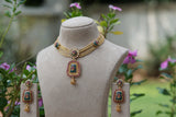 Antique Necklace set (4-8462)(EX)