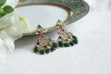 White Kundan earring (1-5543)(A)