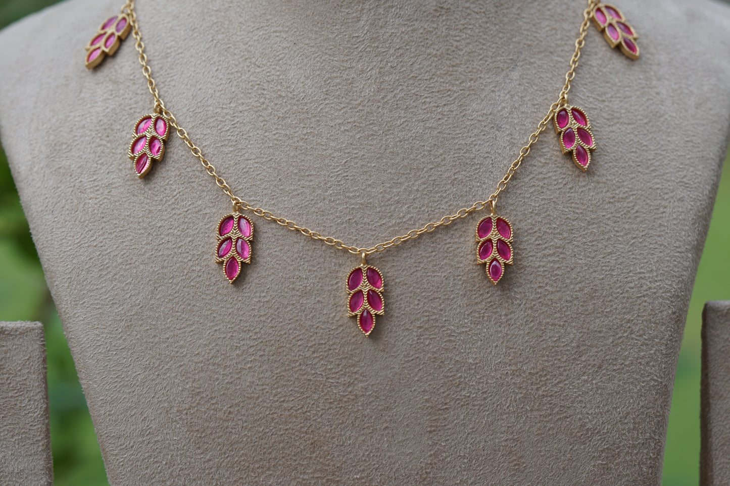 Kundan Necklace set (4-8460)(EX) - JEWELSTYLE