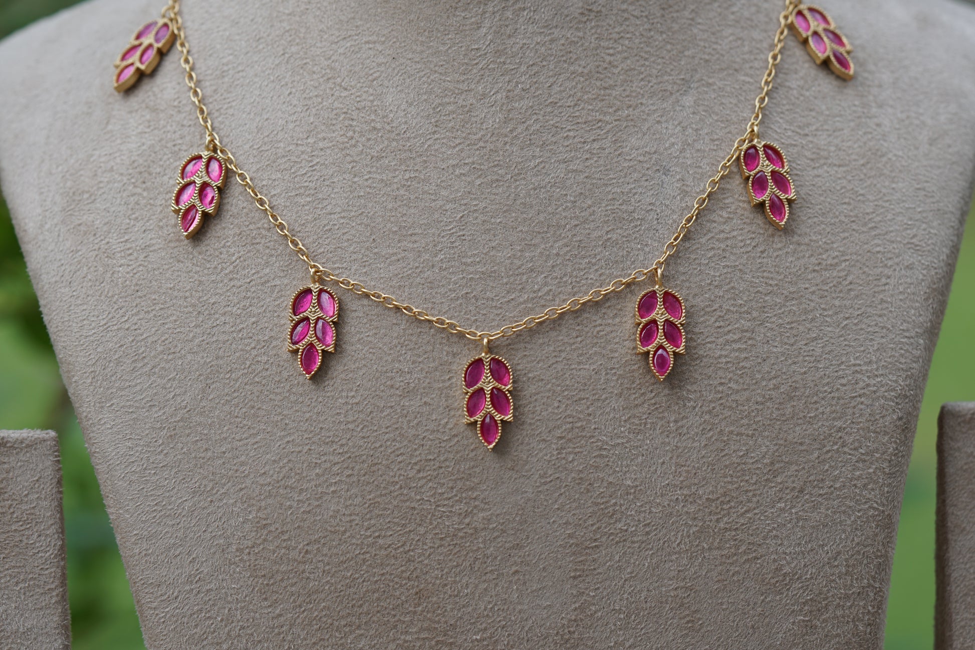 Kundan Necklace set (4-8460)(EX) - JEWELSTYLE