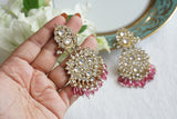 White Kundan earring (1-5544)(A)