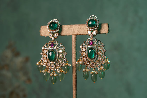 Polki Earring (1-4360)(B)